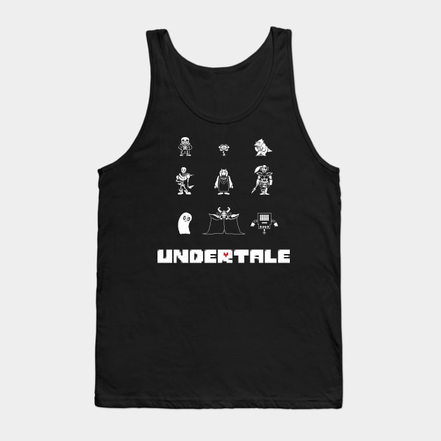 Undertale - Friends Tank Top by ThriveOnChaos